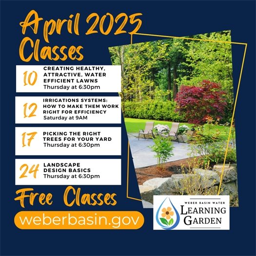 Weber Basin April Classes
