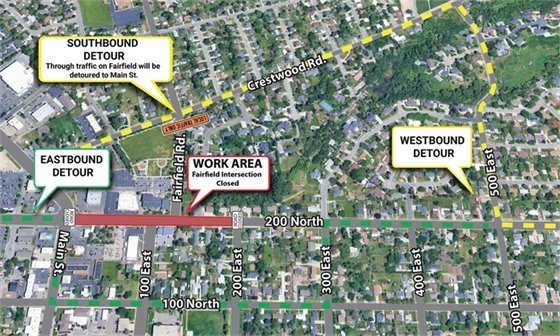 200 North Full Closure -  Sept 2025