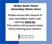 Weber Basin Water Season