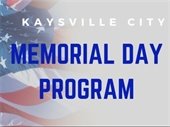 Memorial Day Program