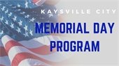 Memorial Day Program