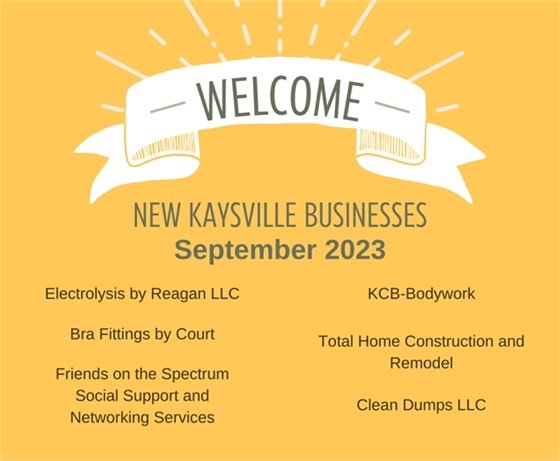 Welcome New Businesses - September 2023