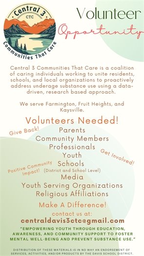 Communities that Care Volunteer Flyer