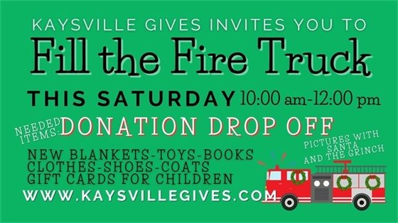 Fill the Fire Truck Event