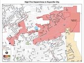 Kaysville Fireworks Restriction Map