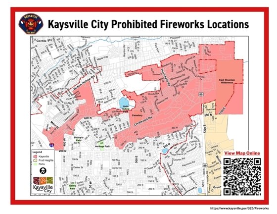 Kaysville Prohibited Fireworks