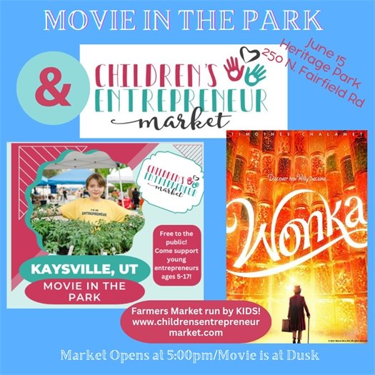 Childrens Entrepreneur Market & Movies in the Park