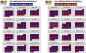 2024 Recycling Schedule