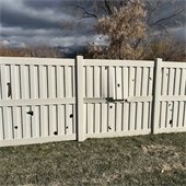 Homeowner fence damage along Rail Trail
