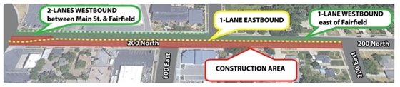 200 North Reconstruction and Utilities Project - February Update