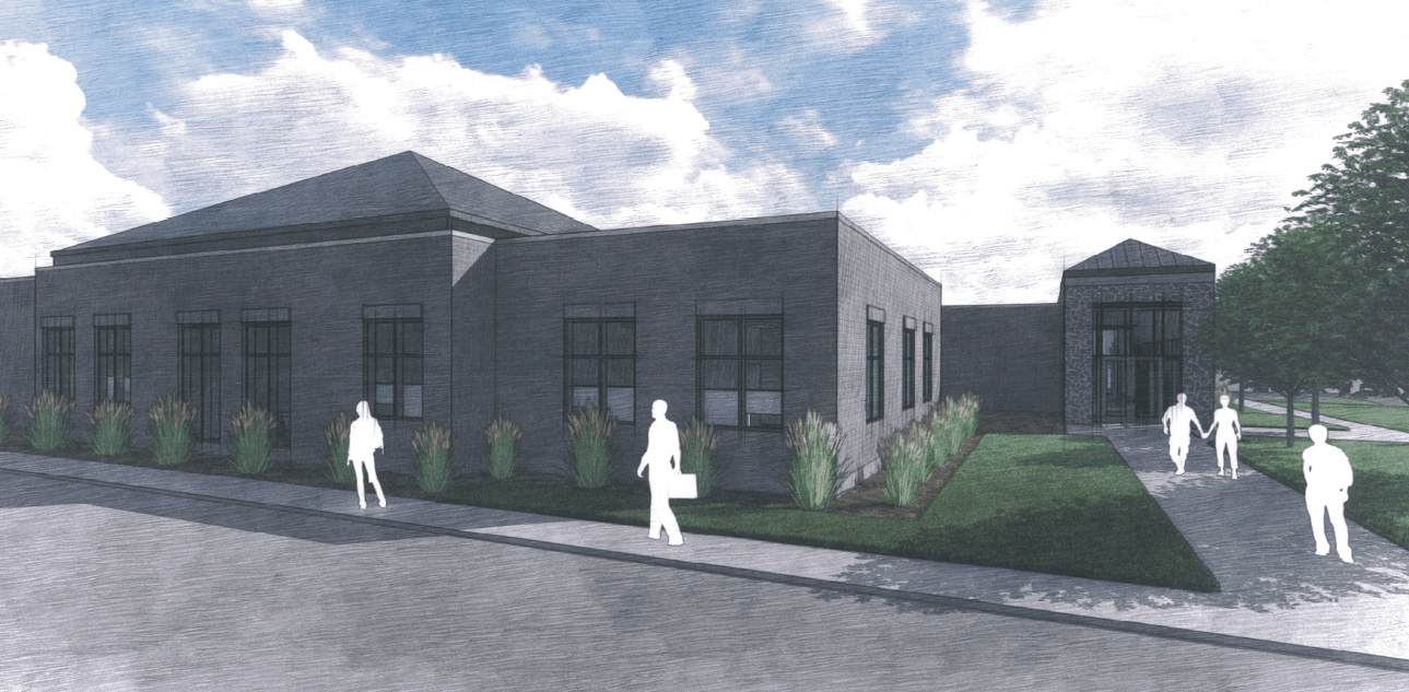 Muni Building east concept