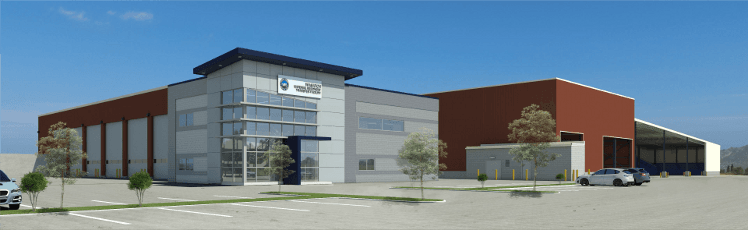 Rendering of new Davis Materials Recovery Facility and Transfer Station