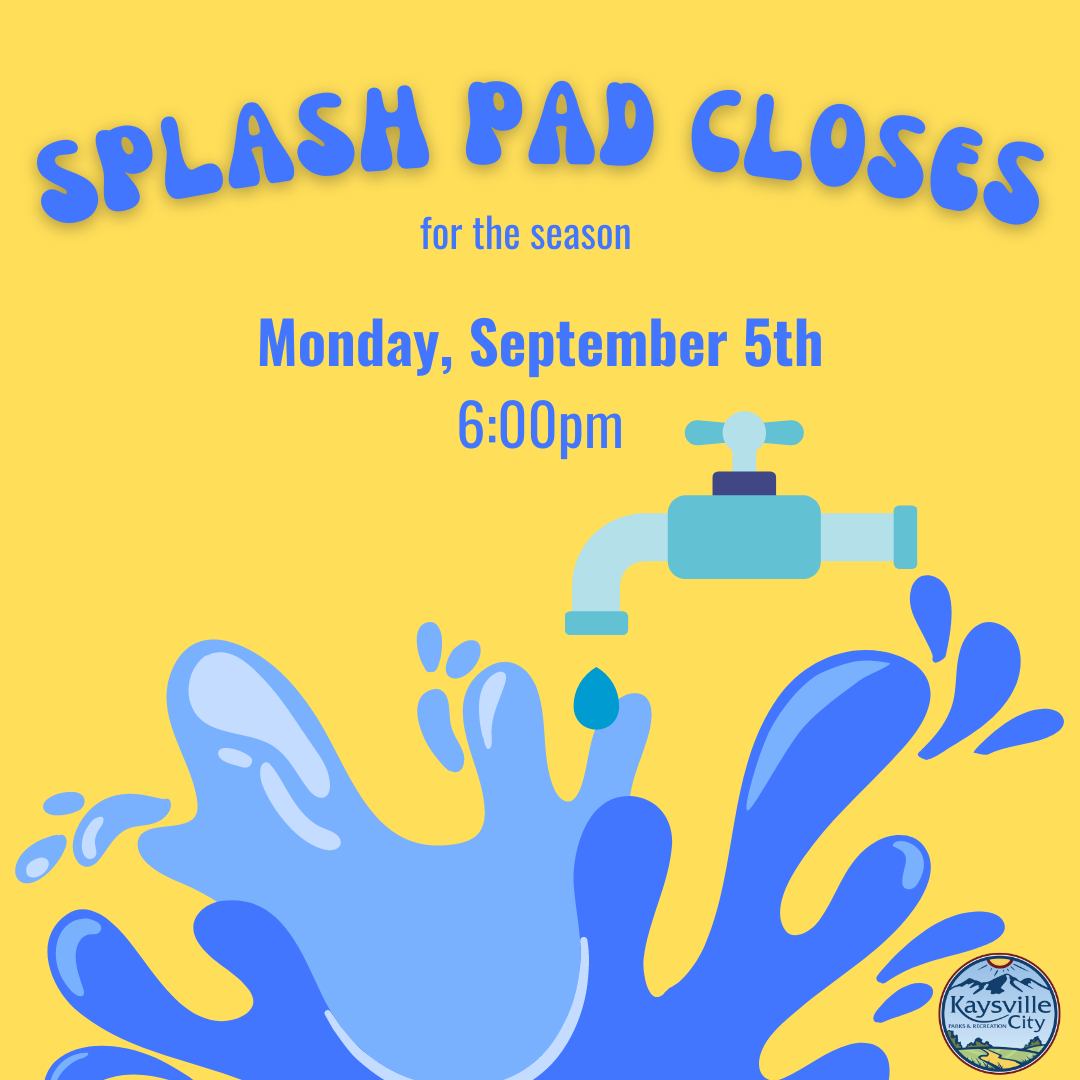 splash pad closing