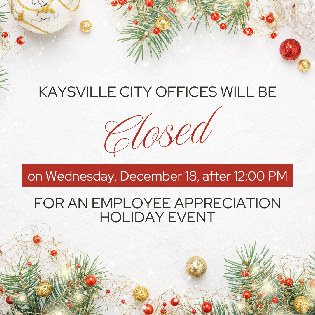 Closed for Employee Holiday Event