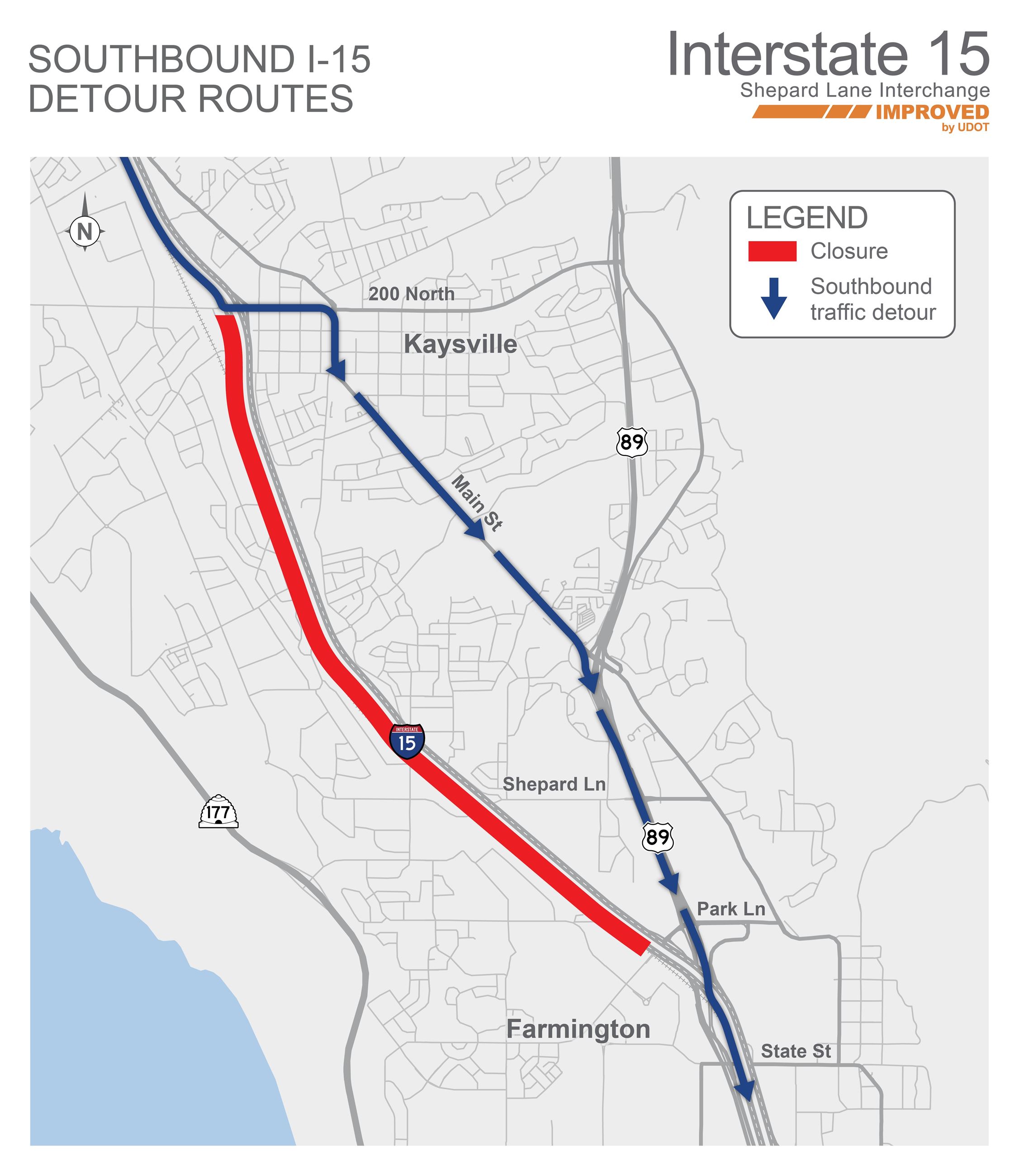SB I-15 Detour