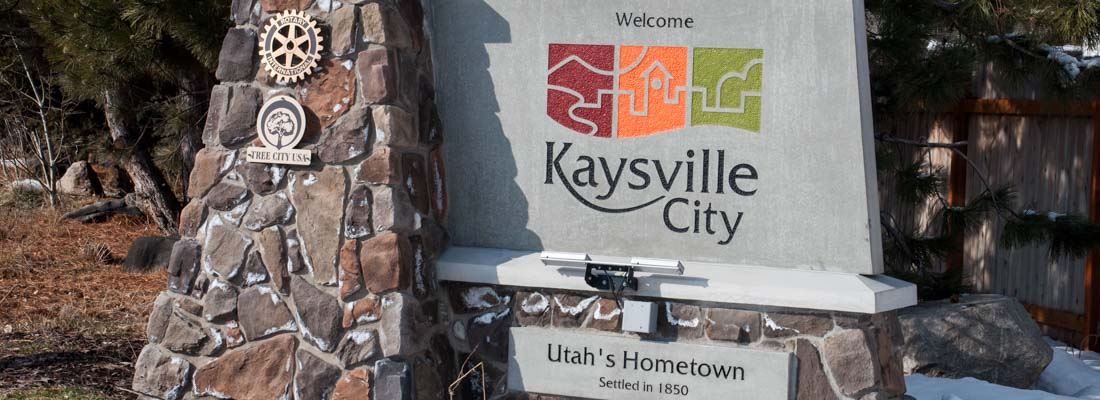 Kaysville City Sign