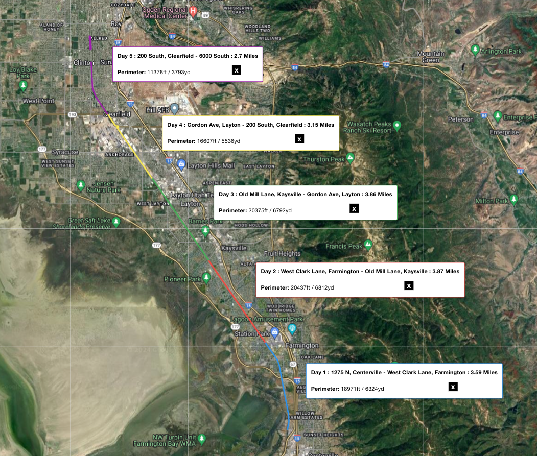 Rail Trail Closures - August 2024