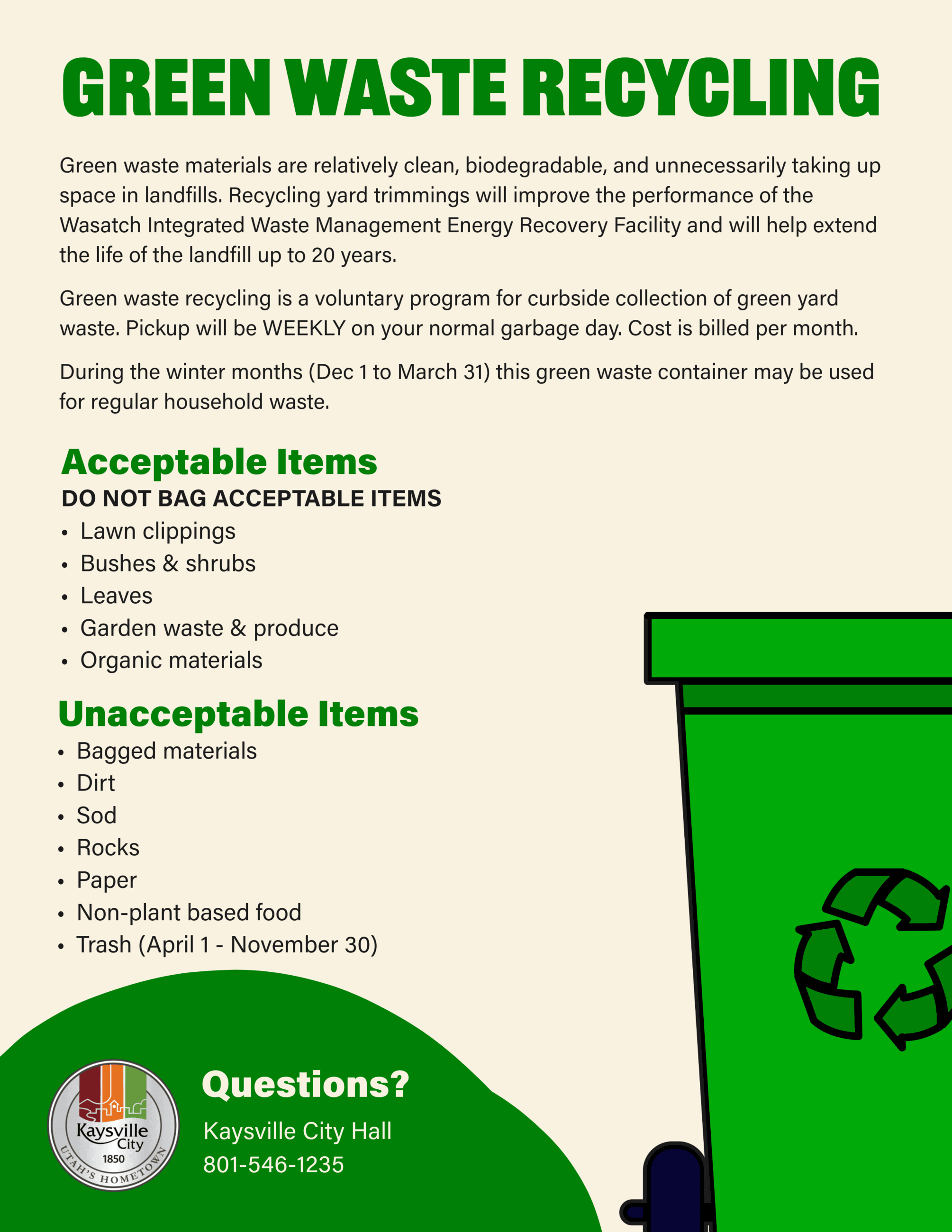 Green Waste Recycling (PDF)