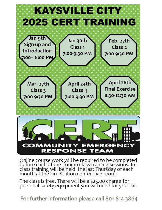 CERT Flyer