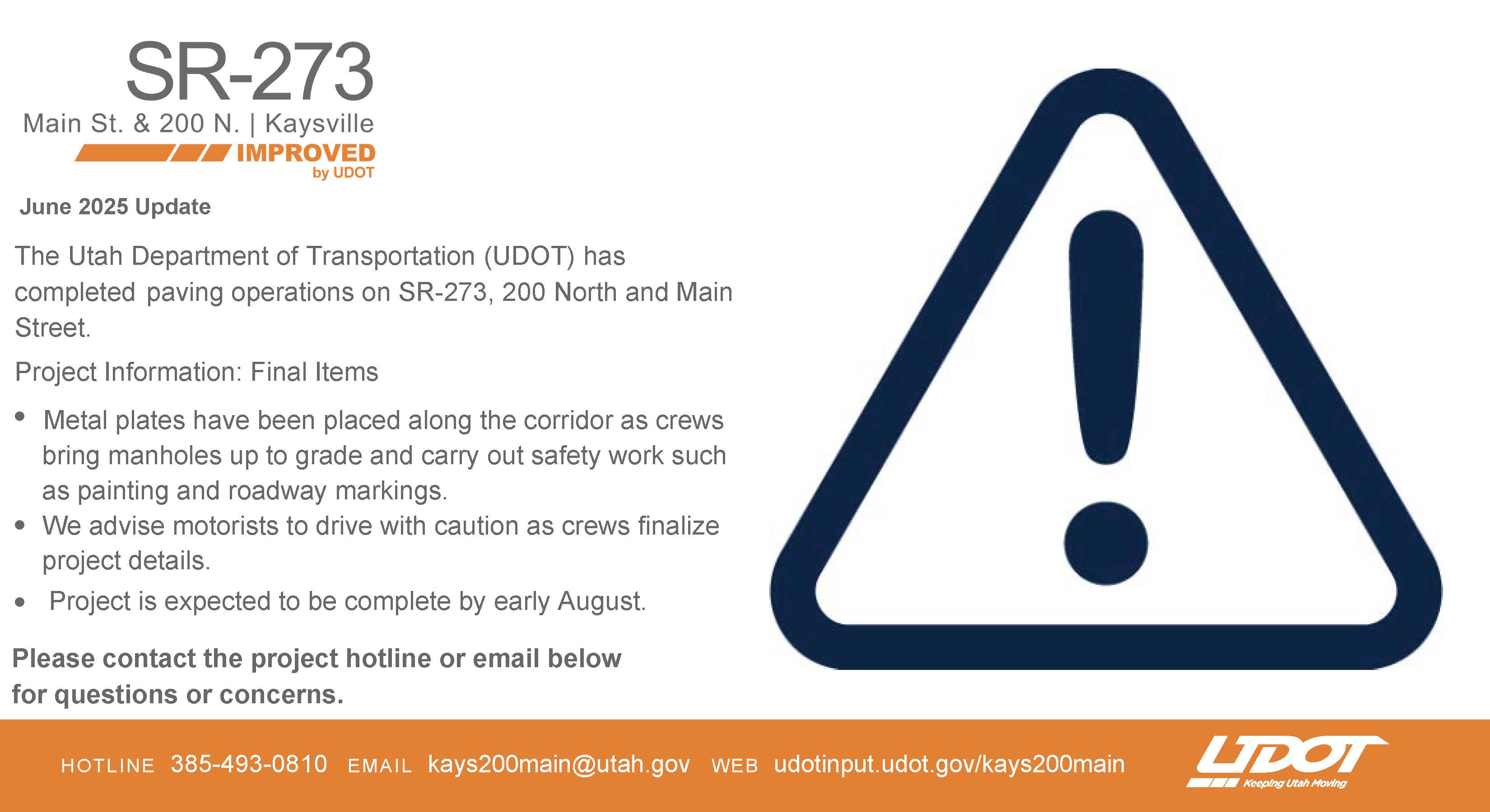 SR-273 Project Update Edited