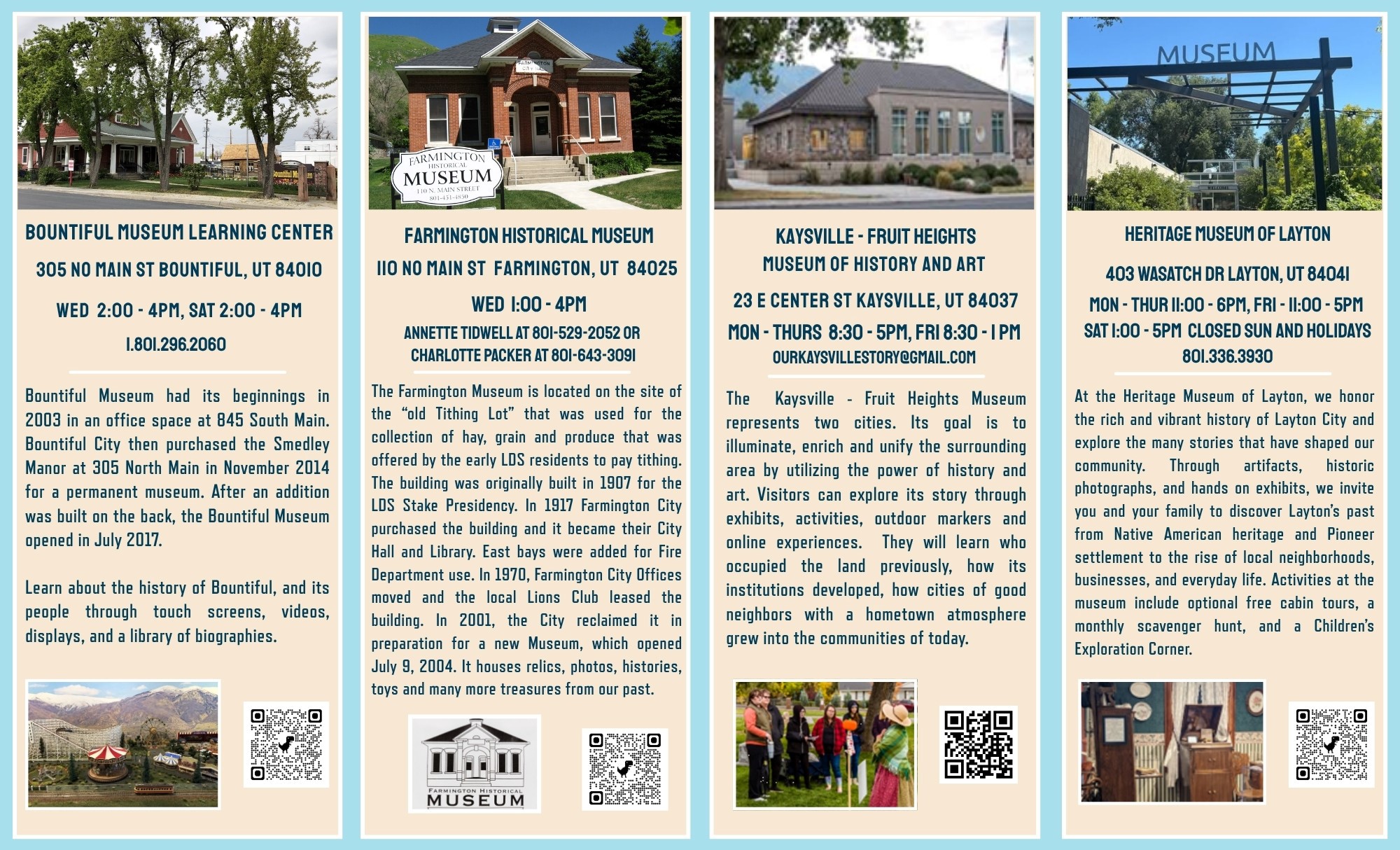 Davis County Museums Brochure1